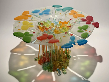 EXTRATERRESTRIAL - Glass centerpiece / sculpture by Mosche Bianche - view 2